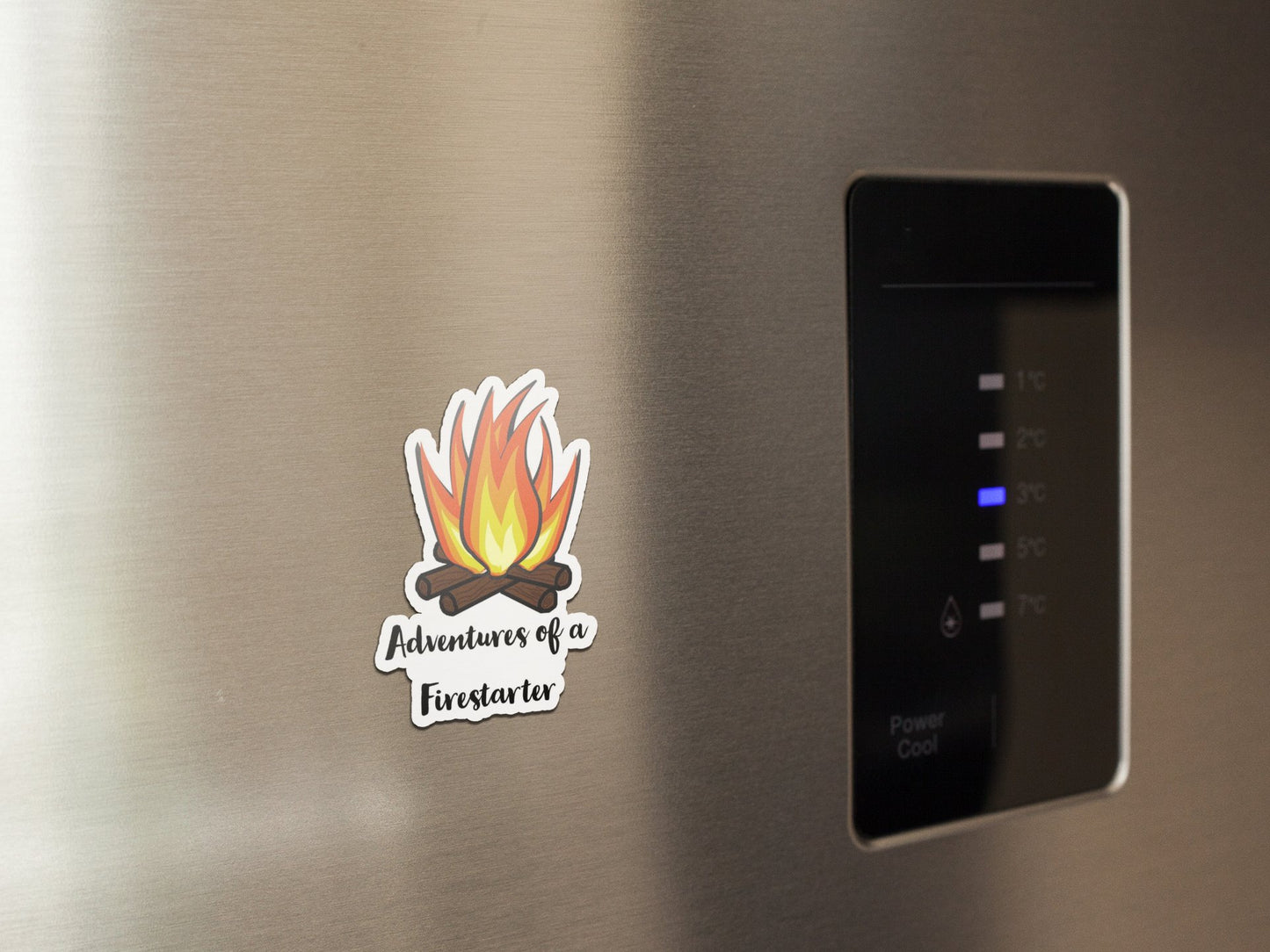 Adventures of a Firestarter - refrigerator magnet All FB