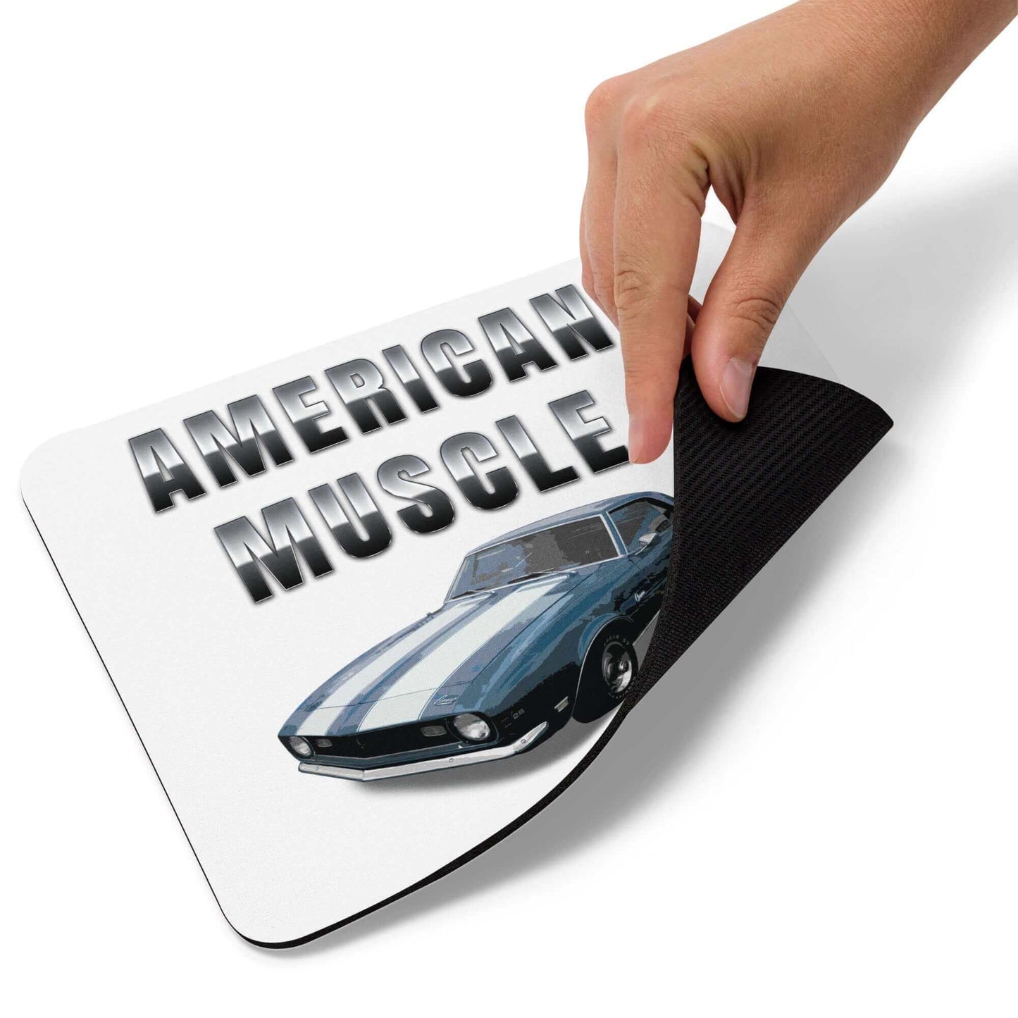 American Muscle - 1969 Chevy Camaro - Mouse pad 1969 camaro All American Made American Muscle Camaro Camaro engine Camaro horsepower Camaro performance Camaro SS Camaro torque Camaro transmission Camaro V8 Chevy Chevy Strong Chrevrolet FB Made in America Mucle Car MUSCLE Muscle Car Pony car Sports car US BUILT