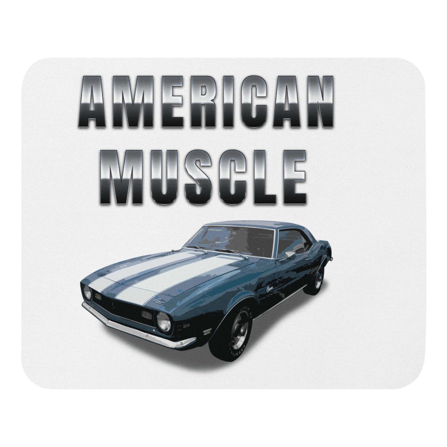 American Muscle - 1969 Chevy Camaro - Mouse pad 1969 camaro All American Made American Muscle Camaro Camaro engine Camaro horsepower Camaro performance Camaro SS Camaro torque Camaro transmission Camaro V8 Chevy Chevy Strong Chrevrolet FB Made in America Mucle Car MUSCLE Muscle Car Pony car Sports car US BUILT
