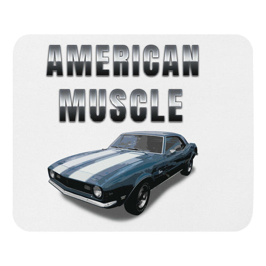 American Muscle - 1969 Chevy Camaro - Mouse pad 1969 camaro American Made American Muscle Camaro Camaro engine Camaro horsepower Camaro performance Camaro SS Camaro torque Camaro transmission Camaro V8 Chevy Chevy Strong Chrevrolet Made in America Mucle Car MUSCLE Muscle Car Pony car Sports car US BUILT