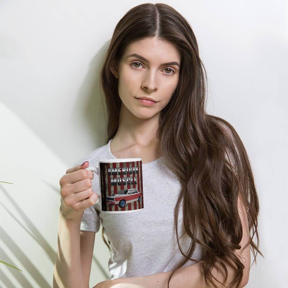 American Muscle - AMC Rambler - White glossy mug - Horrible Designs