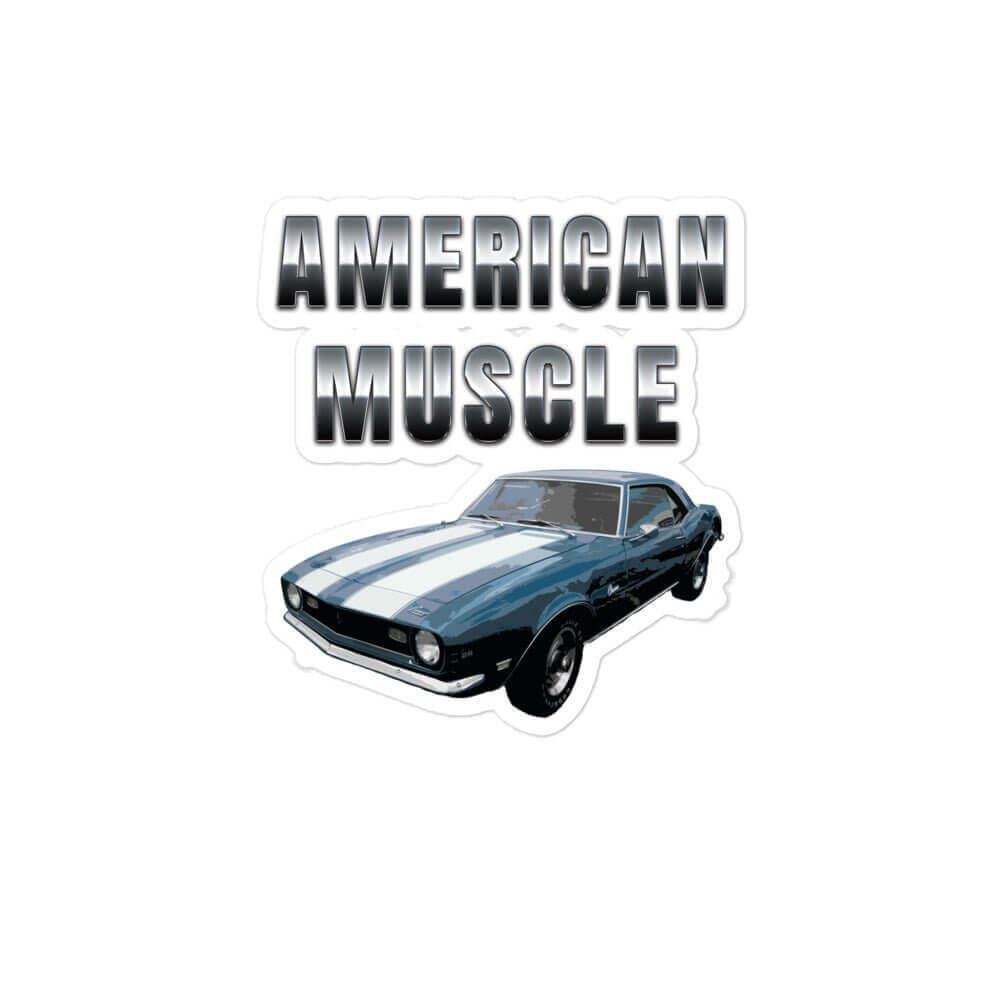 American Muscle - Chevy Camaro Z28 - Bubble-free stickers All American Muscle chevrolet chevy FB Muscle Car sticker water proof sticker z28