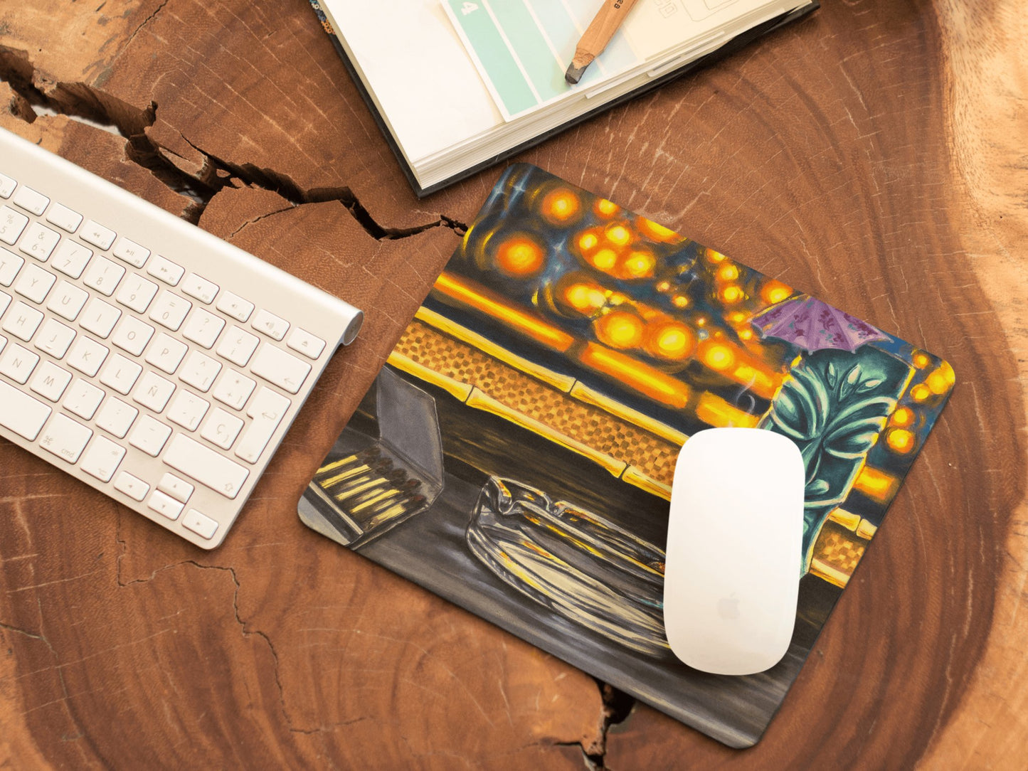 Beth stepped away - MaddK Studio - Mouse pad - Horrible Designs