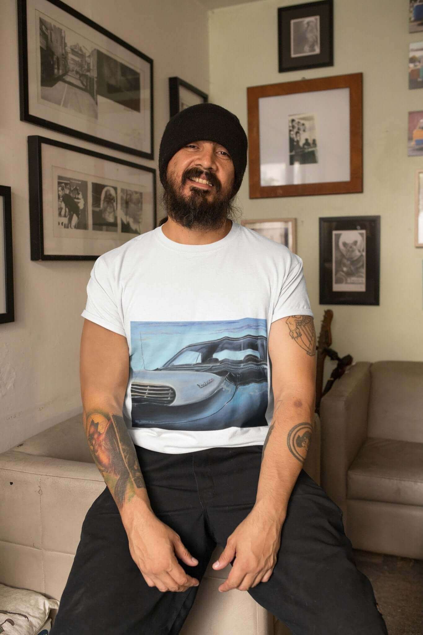 CUDA 440 - 6 - MaddK Studio - Unisex Short-Sleeve T-Shirt 6 cylinder 8 cylinder All American Made American Muscle Art barracuda car classic american car classic car CUDA 440 CUDA 440 6 pack FB gas car gasoline car hand made Handmade large car MaddK Made In America made in USA Mucle Car Muscle Car Race Car Small Business Made Sports car Street Car Vintage Car