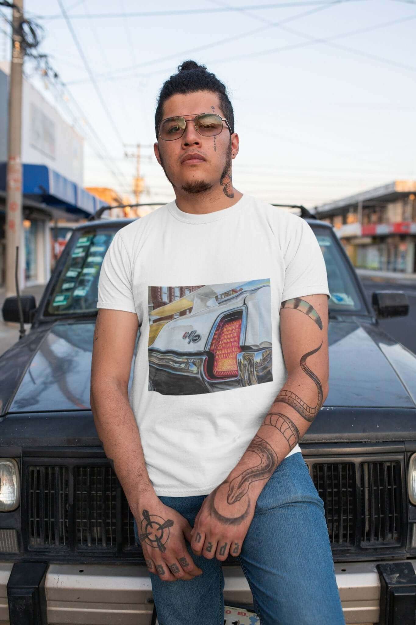 Doctor Olds' Hurst 69 - MaddK Studio - Unisex Short-Sleeve T-Shirt 1970 olds 1970 oldsmobile 6 cylinder 8 cylinder All American Made American Muscle Art car chevy Chevy Strong classic american car classic car FB gas car gasoline car hand made Handmade large car MaddK Made In America made in USA Mucle Car Muscle Car Olds olds 442 Olds Hurts Oldsmobile oldsmobile 442 Race Car Small Business Made Sports car Street Car Vintage Car