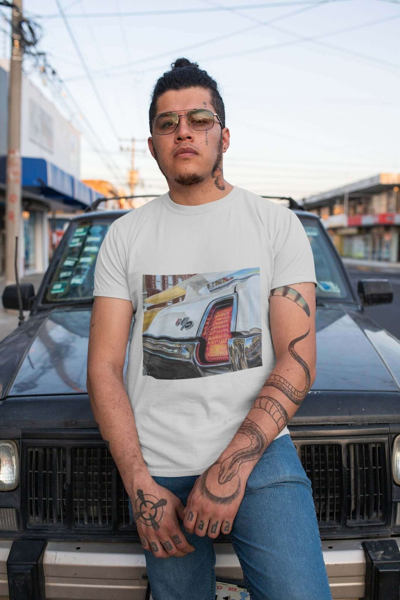 Doctor Olds' Hurst 69 - MaddK Studio - Unisex Short-Sleeve T-Shirt 1970 olds 1970 oldsmobile 6 cylinder 8 cylinder All American Made American Muscle Art car chevy Chevy Strong classic american car classic car FB gas car gasoline car hand made Handmade large car MaddK Made In America made in USA Mucle Car Muscle Car Olds olds 442 Olds Hurts Oldsmobile oldsmobile 442 Race Car Small Business Made Sports car Street Car Vintage Car