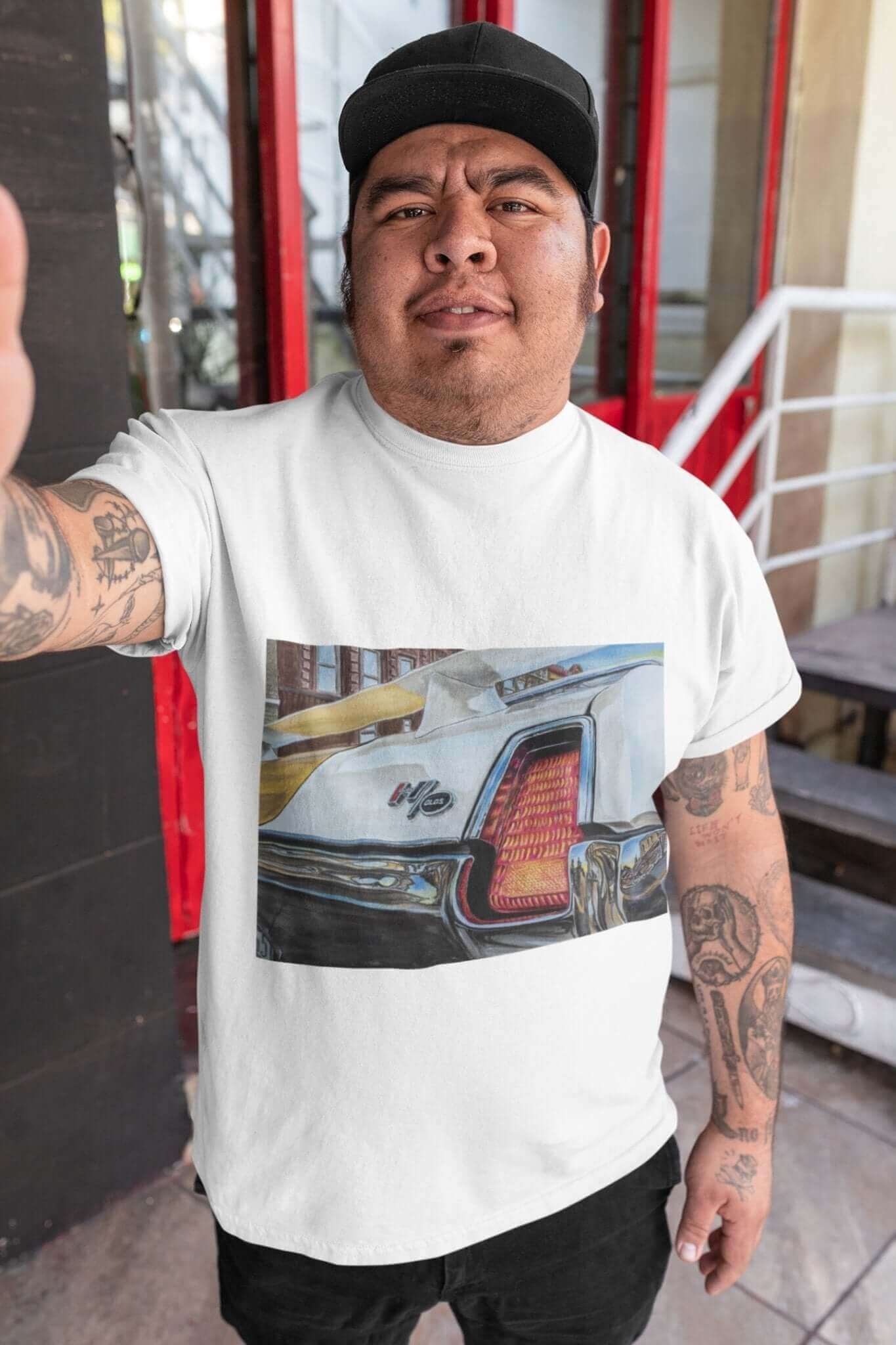 Doctor Olds' Hurst 69 - MaddK Studio - Unisex Short-Sleeve T-Shirt 1970 olds 1970 oldsmobile 6 cylinder 8 cylinder All American Made American Muscle Art car chevy Chevy Strong classic american car classic car FB gas car gasoline car hand made Handmade large car MaddK Made In America made in USA Mucle Car Muscle Car Olds olds 442 Olds Hurts Oldsmobile oldsmobile 442 Race Car Small Business Made Sports car Street Car Vintage Car
