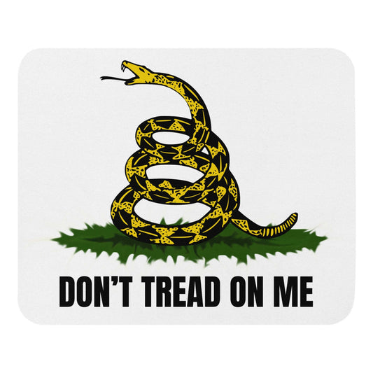 Don't tread on me - Mouse pad 1776 2nd amendment 4th of july agorism constitution dont tread on me freedom gadsden libertarian liberty liberty snake right to bear arms tea party voluntaryism