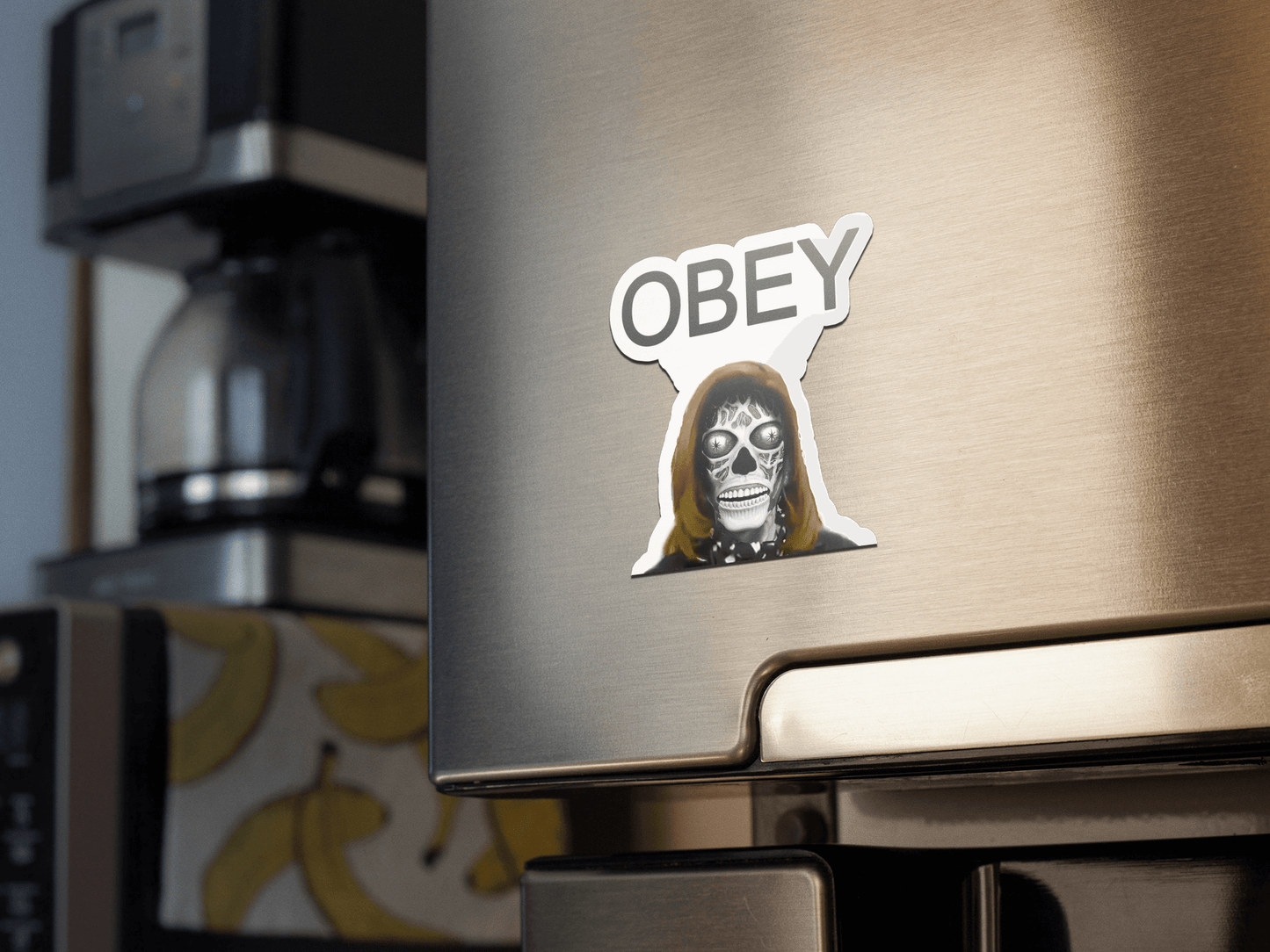 OBEY - Magnet All CONSUME FB fridge magnet funny magnet gift for dad gift for her gift for him gift for mom gift for wife kitchen magnet magnet mouse pad Nancy Pelosi OBEY Pelosi They Live