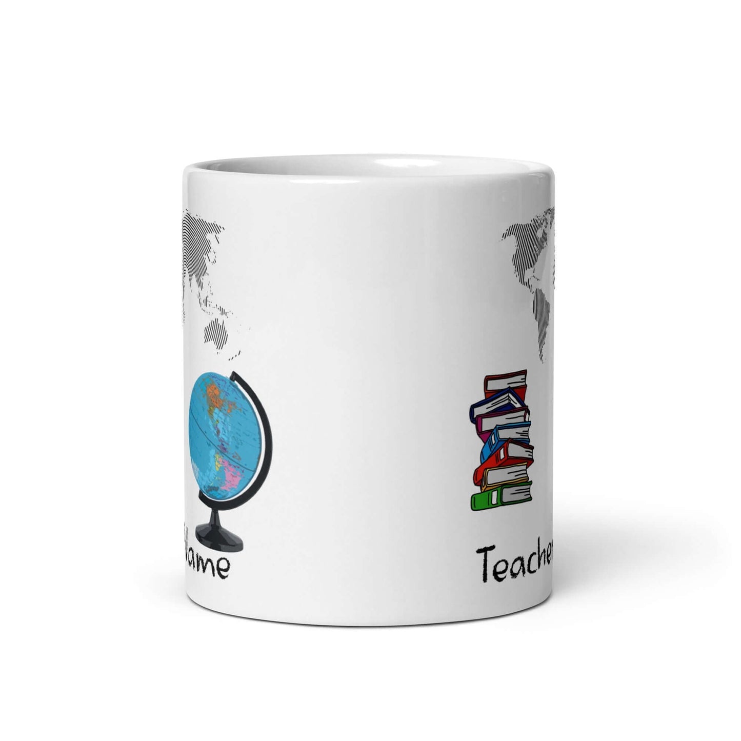 Geography / Social Studies Teacher - White glossy mug - Horrible Designs