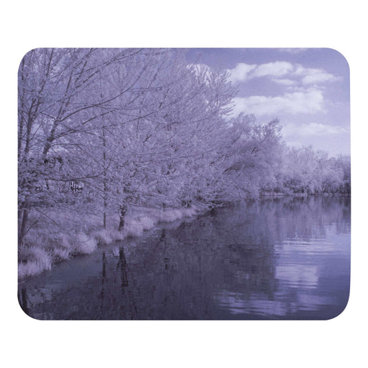 Infrared photo of Lake Julia - Mouse pad alien Farmington infra red infrared IR lake Lake Julia Minnesota photo photography