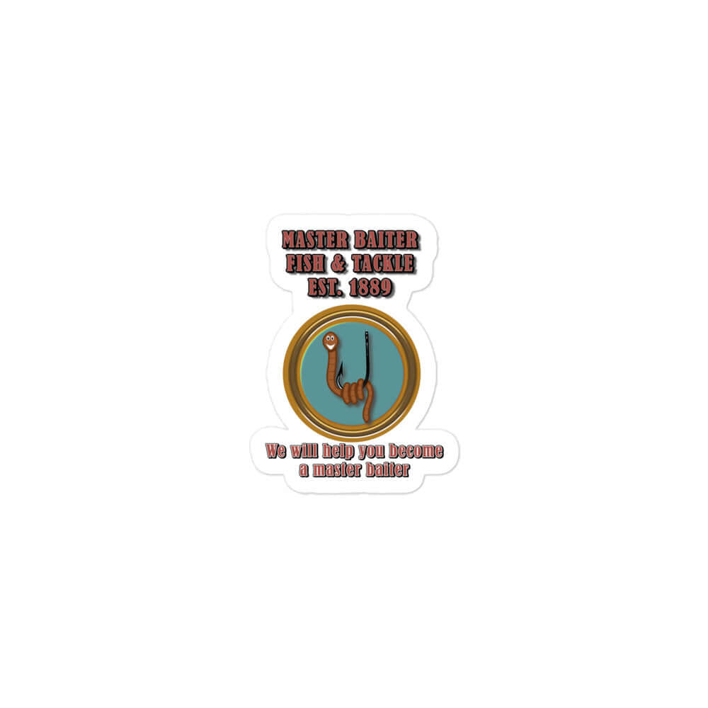 Master Baiter fishing and tackle - magnets All FB fish and tackle Fishing fishing magnet fishing store fridge magnet funny fishing funny magnets funny sayings master bait master baiting masturbate sports magnet