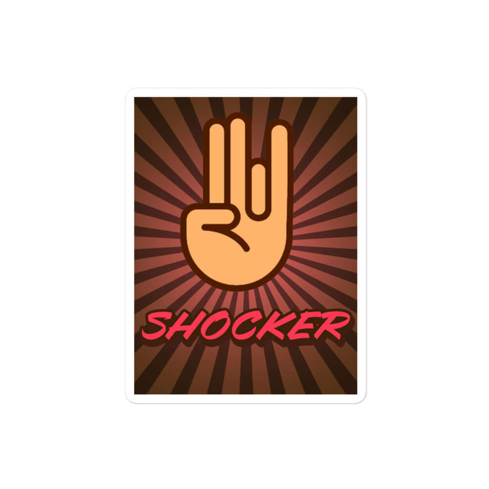 The Shocker - Bubble-free stickers 1 in the stink 2 in the pink 2 in the pink 1 in the stink All FB funny sticker meme sticker shocker sticker vinyl sticker water proof sticker