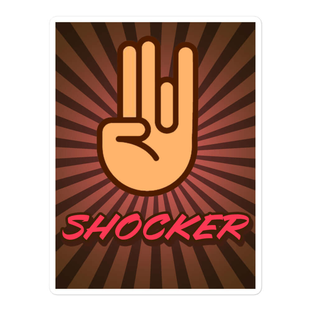 The Shocker - Bubble-free stickers