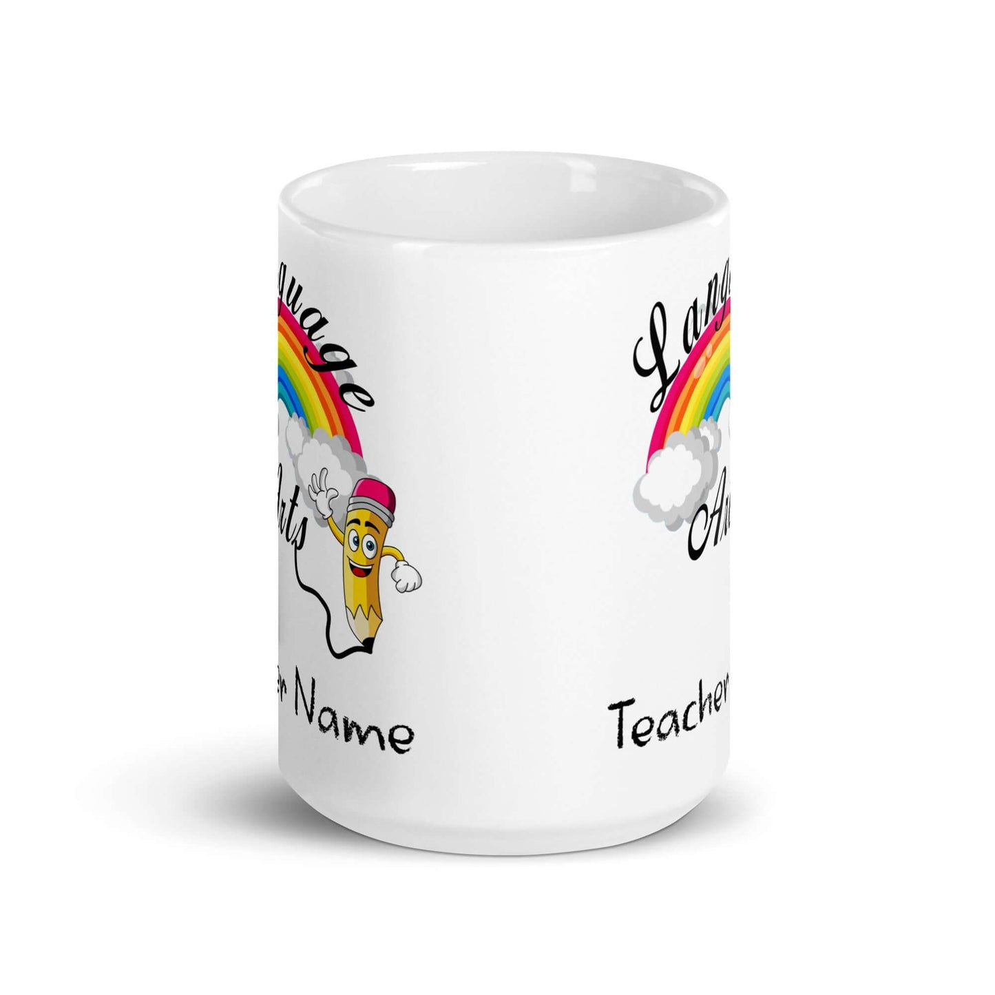 Language Arts Teacher - White glossy mug All end of year FB school teacher teacher appreciation teacher gift