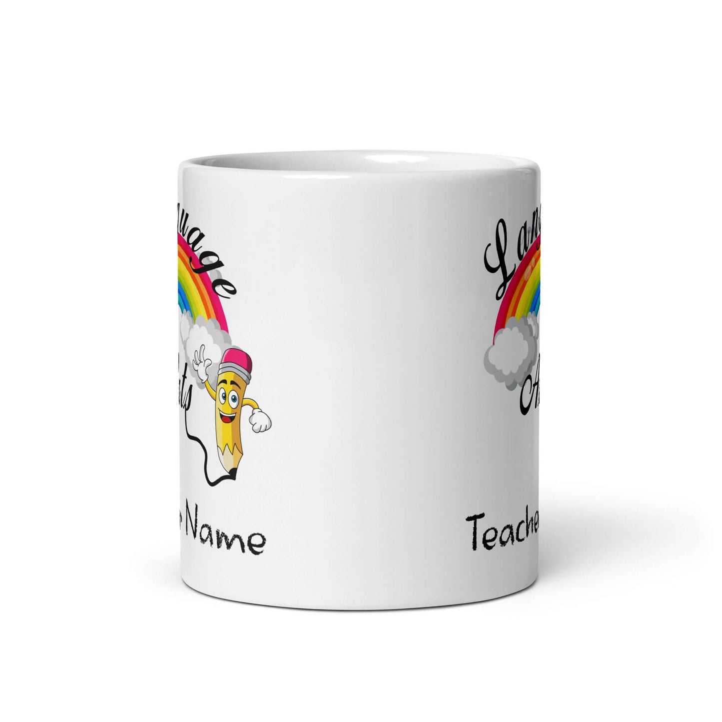 Language Arts Teacher - White glossy mug All end of year FB school teacher teacher appreciation teacher gift