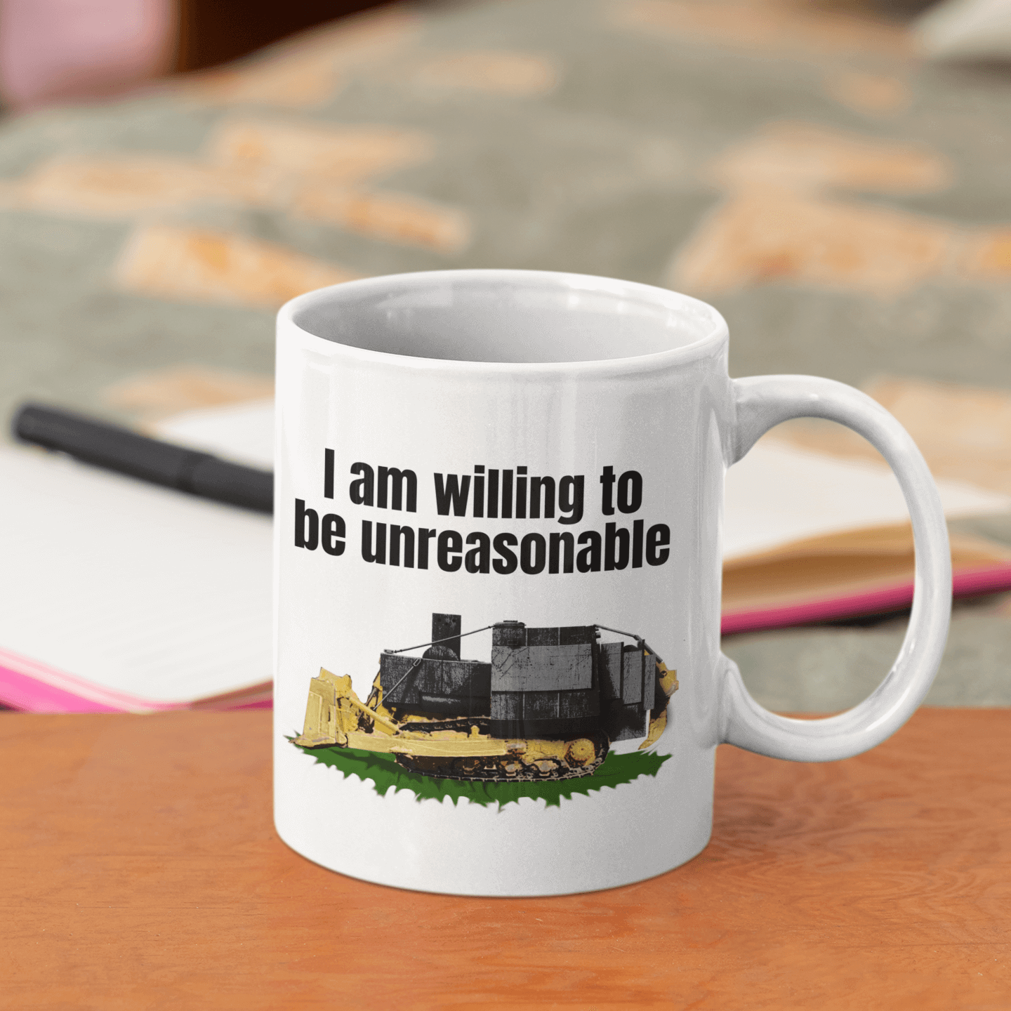 I am willing to be unreasonable - White glossy mug 1776 All American Revolution Caffeine Coffee Addiction Coffee Beans Coffee Break Coffee Humor Coffee is Life Coffee Lover Coffee Snob Coffee Time dont tread on me Espresso FB freedom freedumb Java kill dozer killdozer Latte liberal tears libertarian liberty liberty snake Mocha Morning voluntary voluntaryism