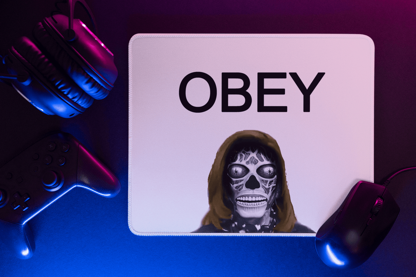 OBEY - Mouse pad All CONSUME FB mouse pad Nancy Pelosi OBEY Pelosi They Live