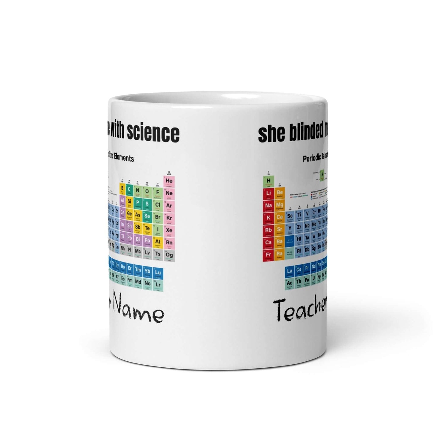 Science Teacher - White glossy mug - Horrible Designs