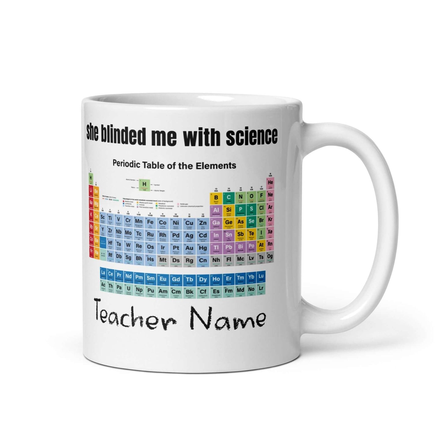 Science Teacher - White glossy mug - Horrible Designs