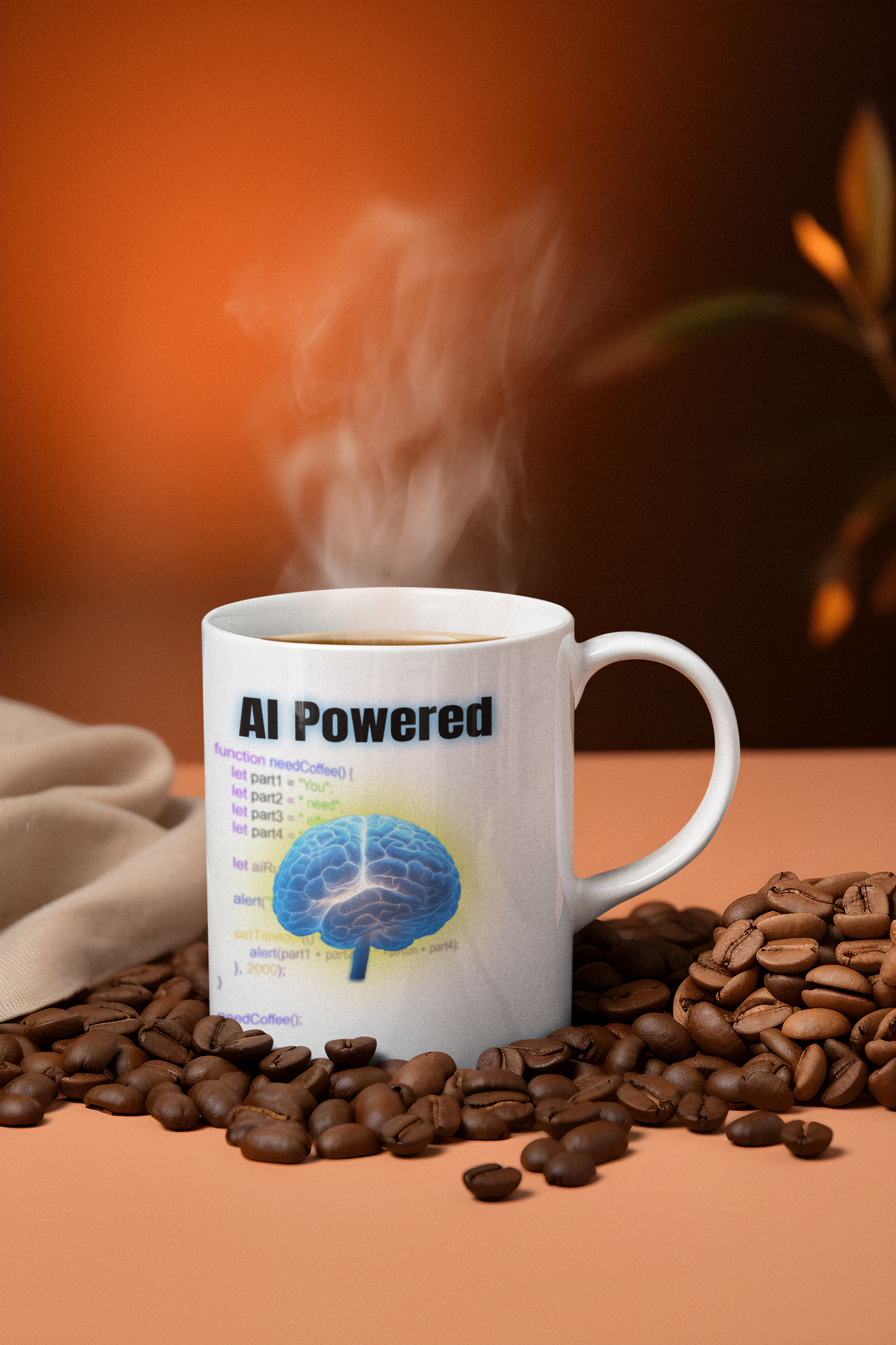 A.I. Powered mug AI All Artificial Ingelligence BlueSky Coffee Time dad dad jokes dads day dads day gift fathers day FB Funny Sarcastic Mug gift for dad Mocha stocking stuffer