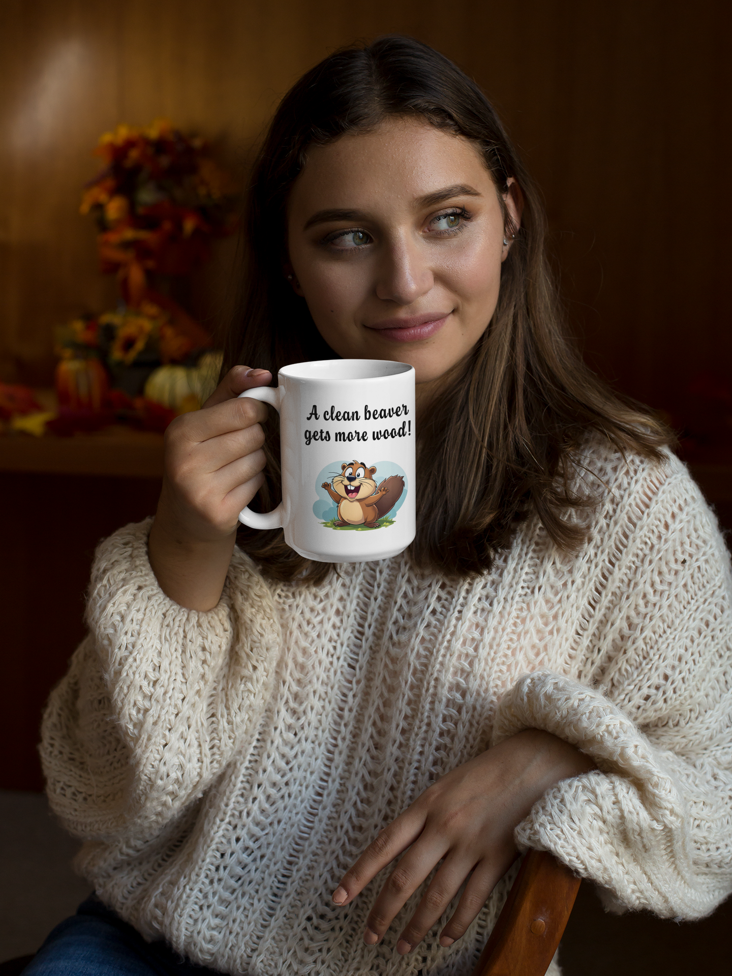 A clean beaver gets more wood mug All boss gift Caffeine Christmas gift co-worker gift coworker gift FB funny mug gift for dad gift for her Gift For Her Him gift for him gift for mom gift for sister gift for wife gift idea Java Mocha moms gift stocking stuffer vagina wife gift