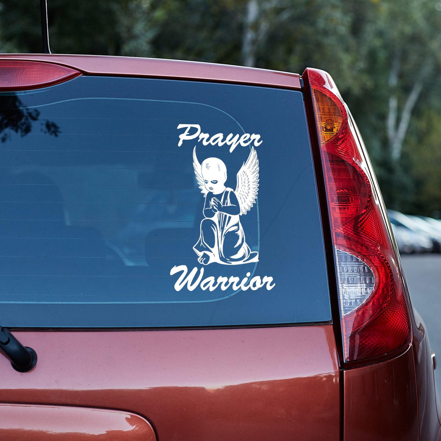 Prayer Warrior Royalty Hustle Designs Vinyl decal Koby Hustle Kobyhustle