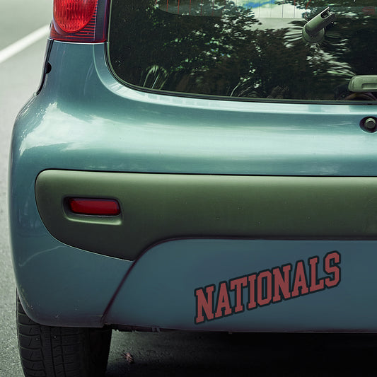 Nationals Vinyl decal All FB