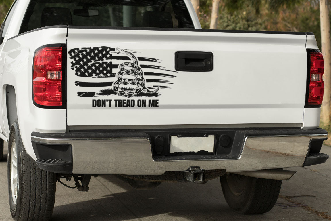 Don't tread on me Vinyl decal 2nd amendment car decal Gadsden snake liberty liberty snake Truck decal truck decals Vehicle decal