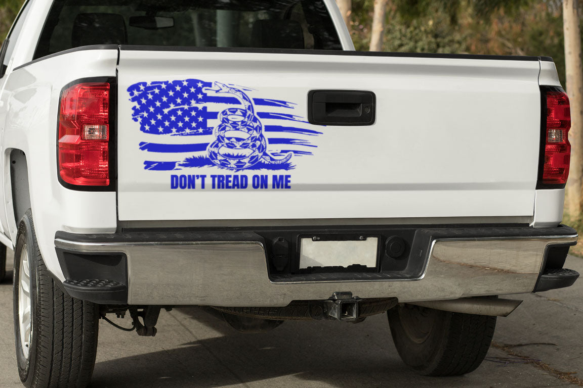 Don't tread on me Vinyl decal 2nd amendment car decal Gadsden snake liberty liberty snake Truck decal truck decals Vehicle decal