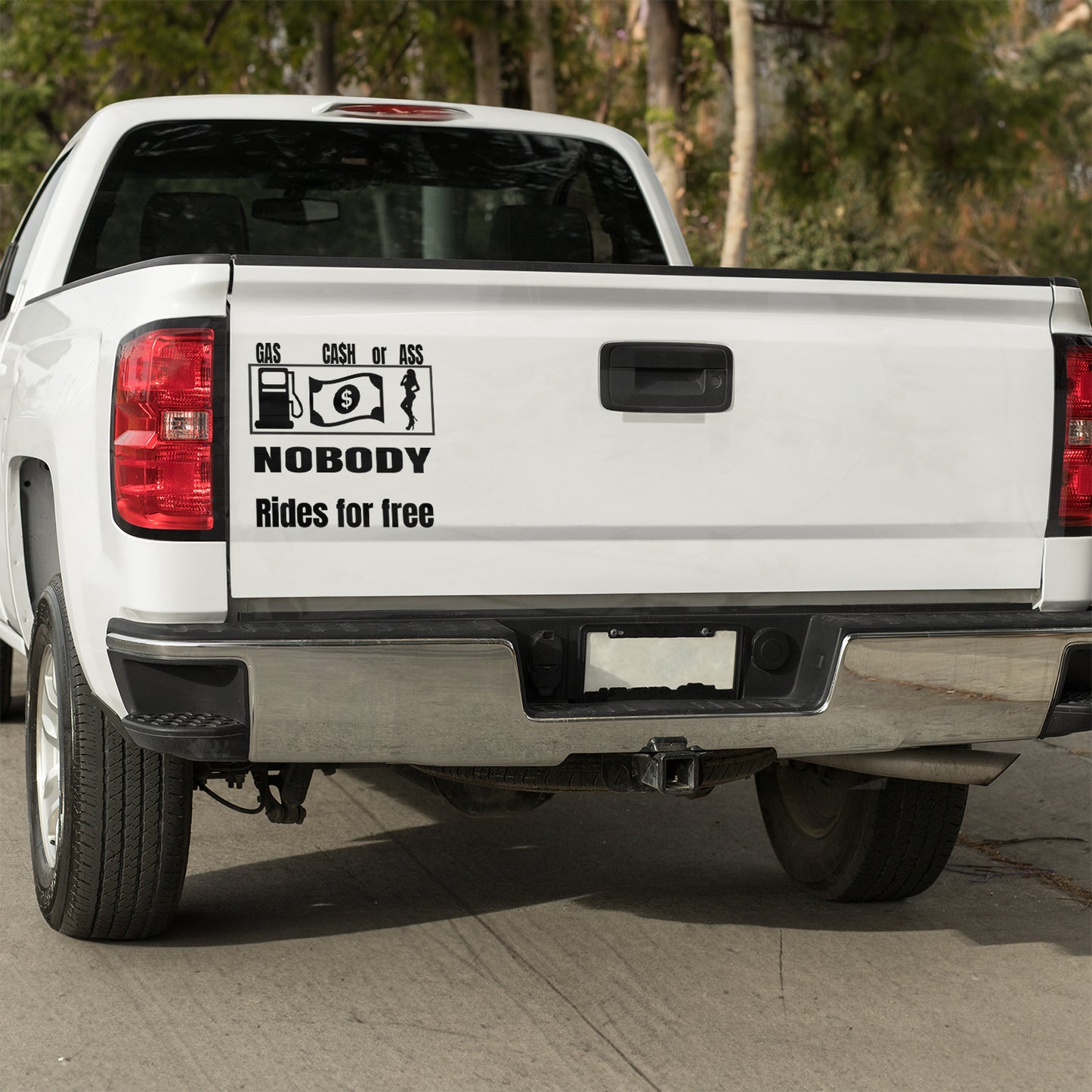 Gas Cash or Ass, nobody rides for free vinyl decal All decal stickers Decals for cars Decals for Trucks decals for tumblers FB minivan sticker SUV decals truck decals window decal car Window decals window decor
