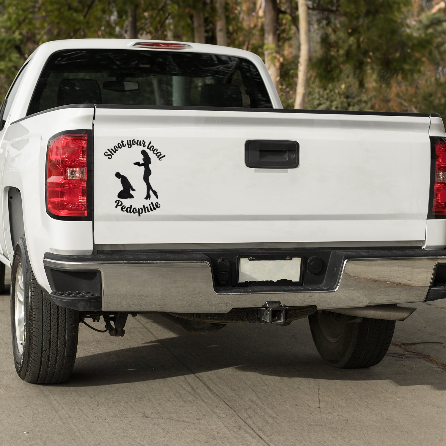 Save the kids v1 Vinyl decal decal stickers Decals for cars Decals for Trucks decals for tumblers freedom minivan sticker PEDO Pedophile Pedophilia save the kids Shoot Shoot your local pedophile SUV decals truck decals window decal car Window decals window decor