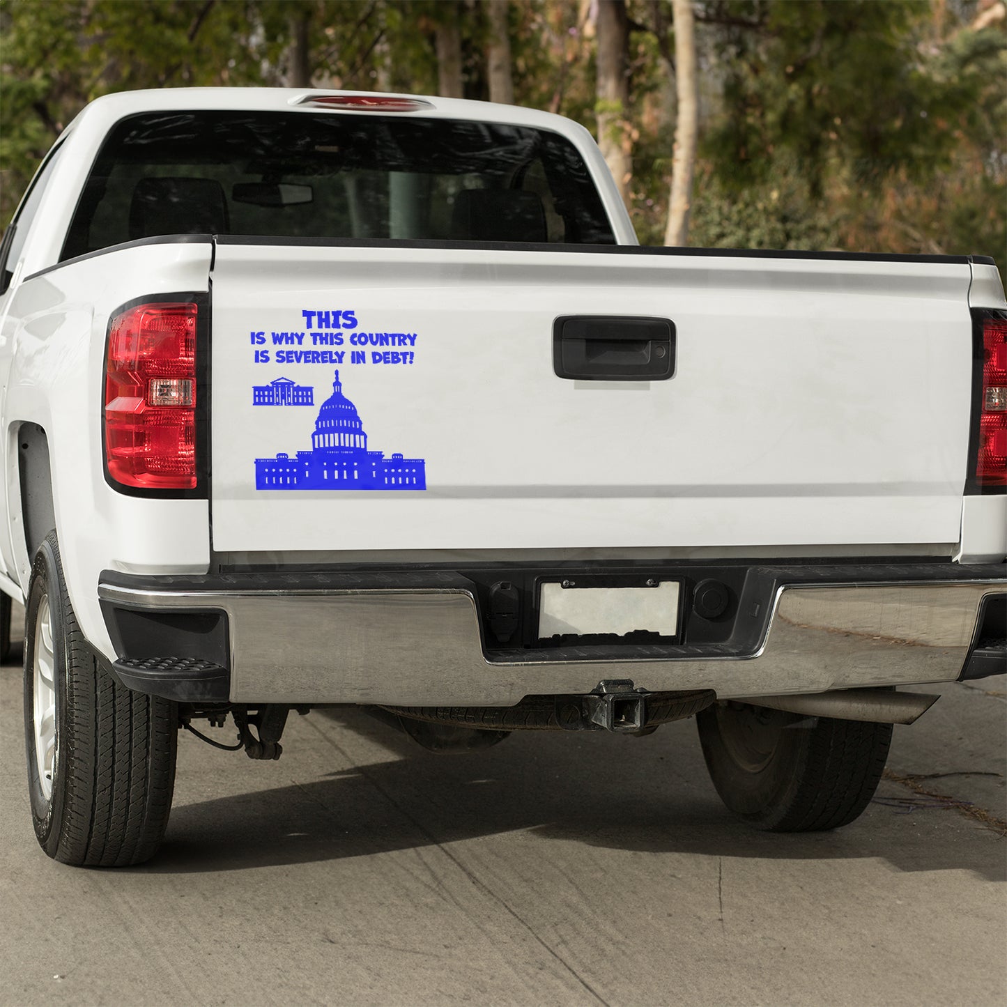 This is why this country is severely in debt Vinyl decal decal stickers Decals for cars Decals for Trucks decals for tumblers minivan sticker SUV decals truck decals window decal car Window decals window decor