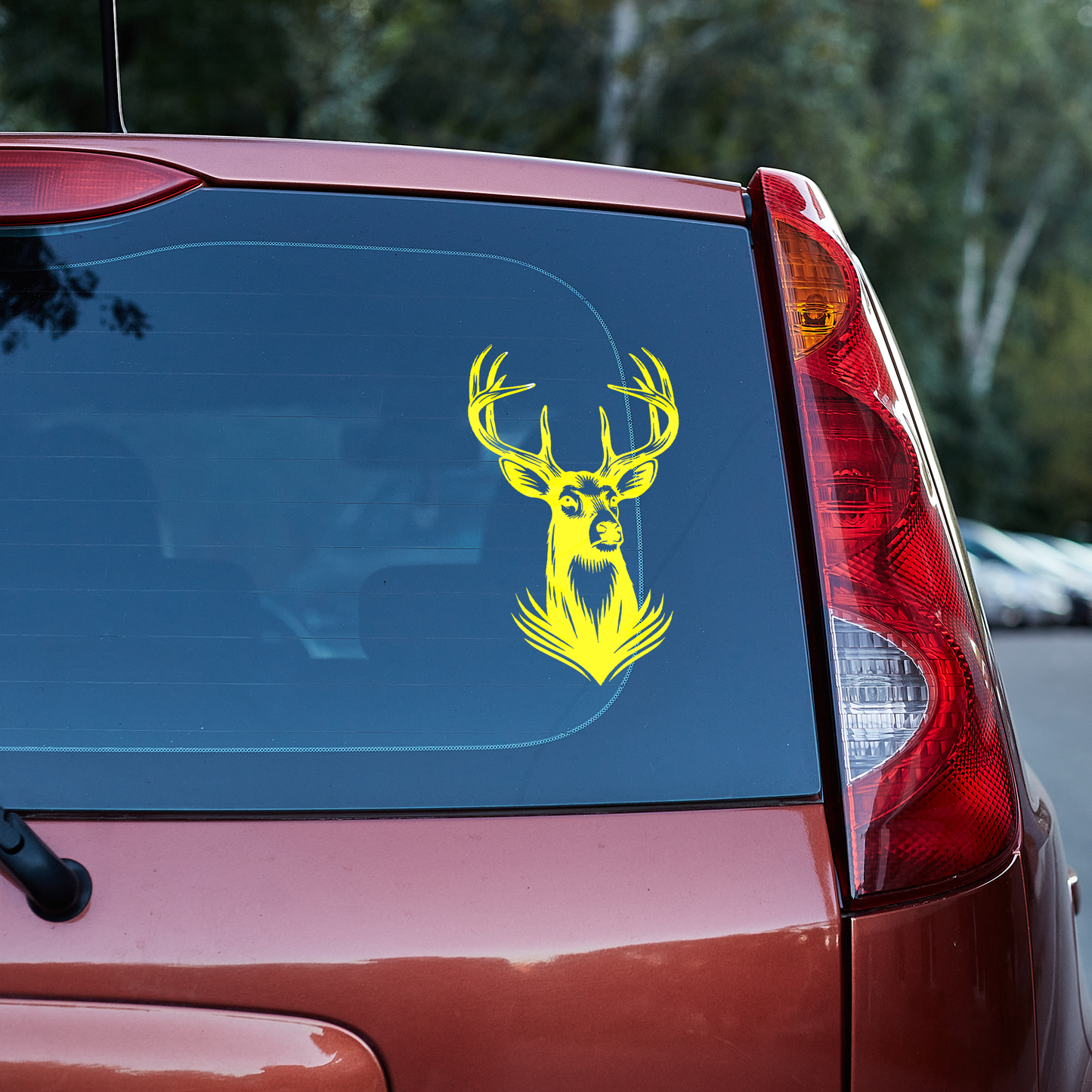 deer decal for car