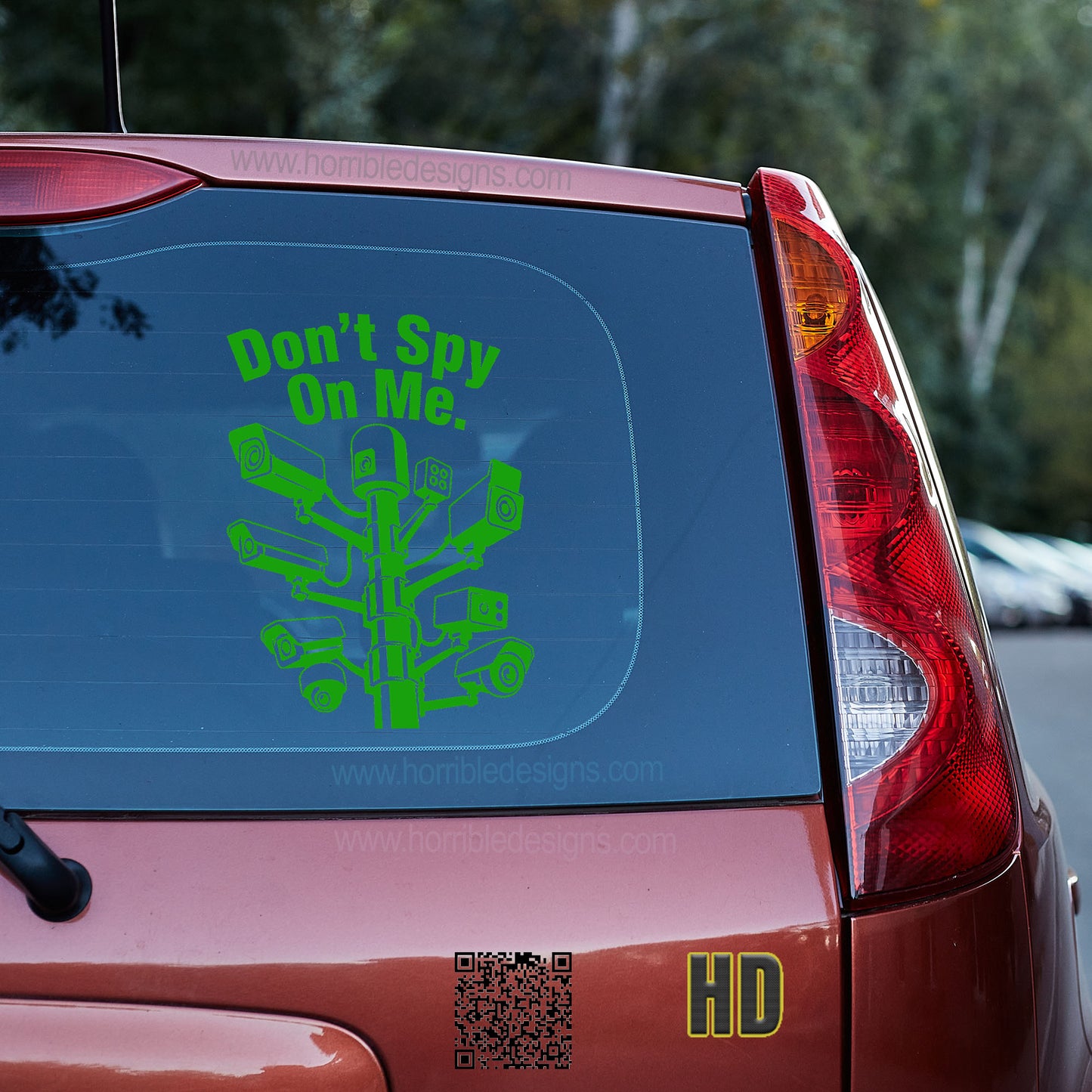 Don't Spy On Me Vinyl decal 4th amendment De Flock decal stickers Decals for cars Decals for Trucks DeFlock Flock GETTR minivan sticker SUV decals truck decals window decal car Window decals window decor