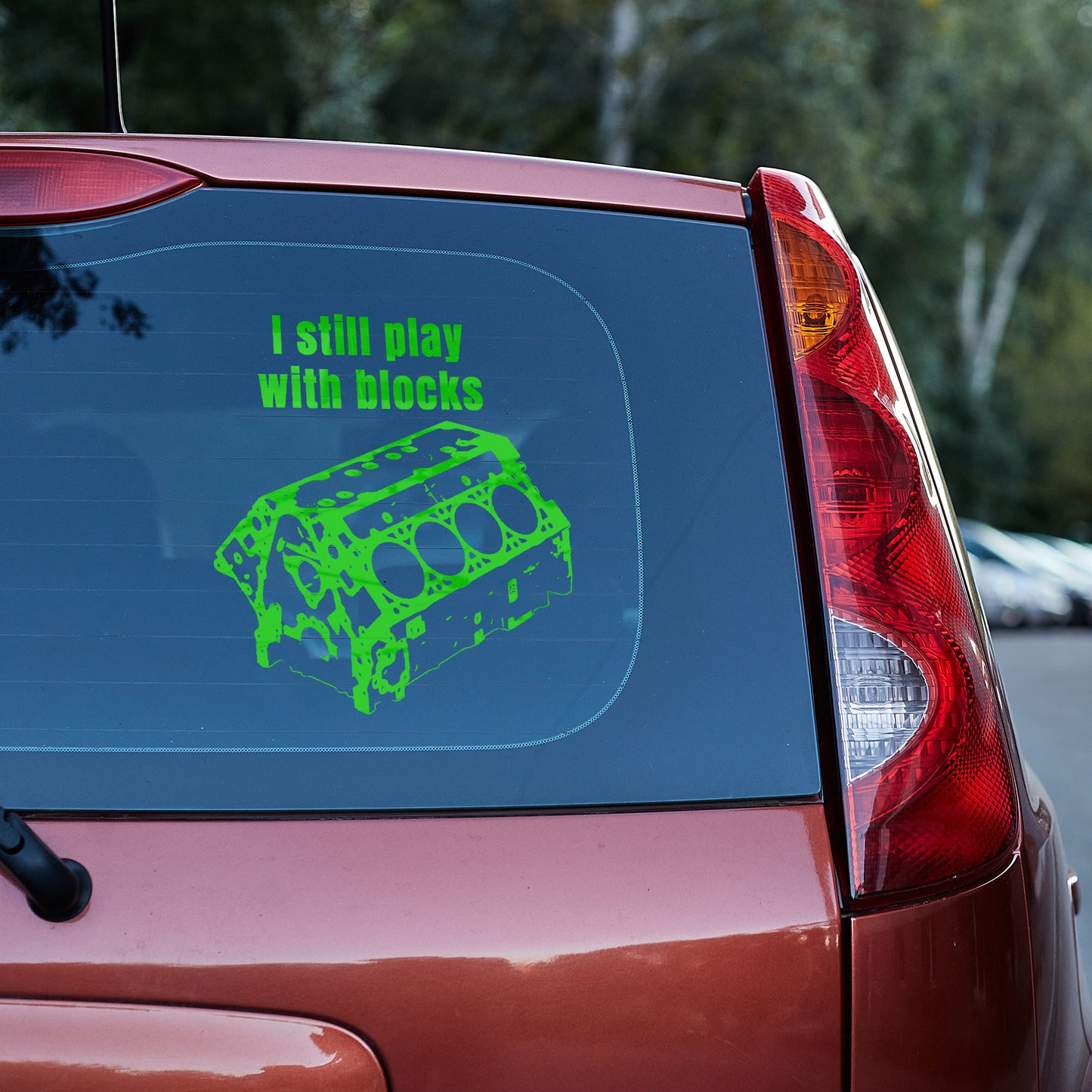 I still play with blocks Vinyl decal All car decal car guy gift car lovers engine block FB mechanic gift Muscle Car Truck decal van decal Vinyl decals vinyl sticker Vinyl stickers window decal window sticker