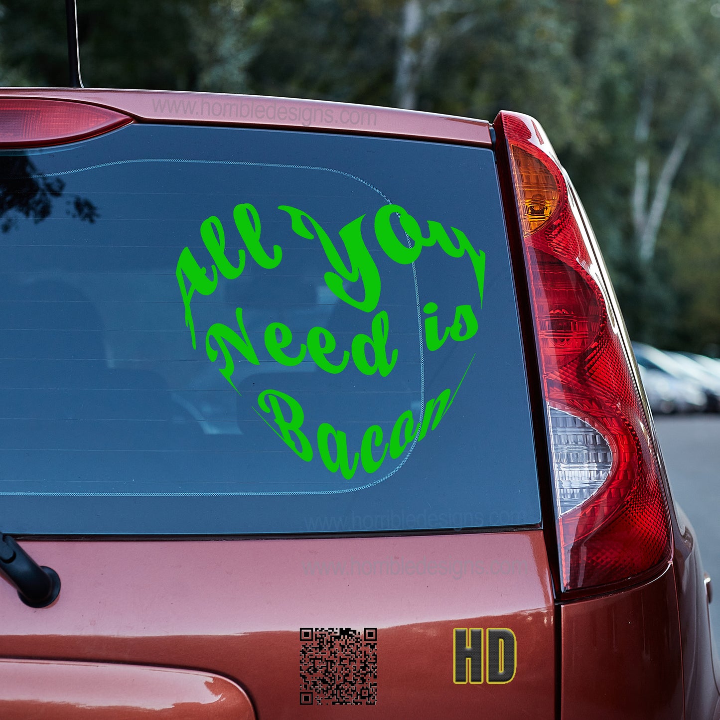 All you need is bacon (love) Vinyl decal All bacon bacon fried bacon grease bacon lover bacon nation bacon wrapped carnivore bacon decal stickers Decals for cars Decals for Trucks eat bacon FB I Love Bacon minivan sticker SUV decals truck decals wake and bacon window decal car Window decals window decor