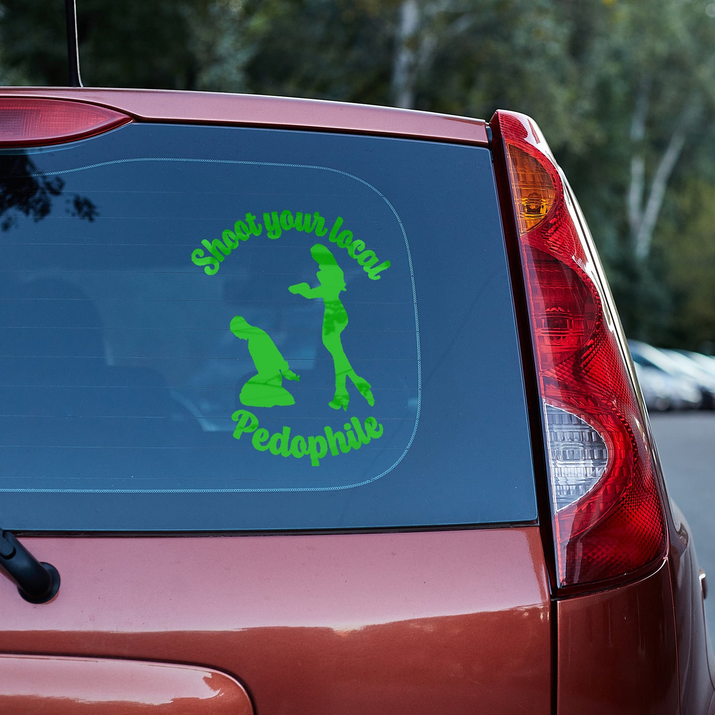 Save the kids v1 Vinyl decal decal stickers Decals for cars Decals for Trucks decals for tumblers freedom minivan sticker PEDO Pedophile Pedophilia save the kids Shoot Shoot your local pedophile SUV decals truck decals window decal car Window decals window decor