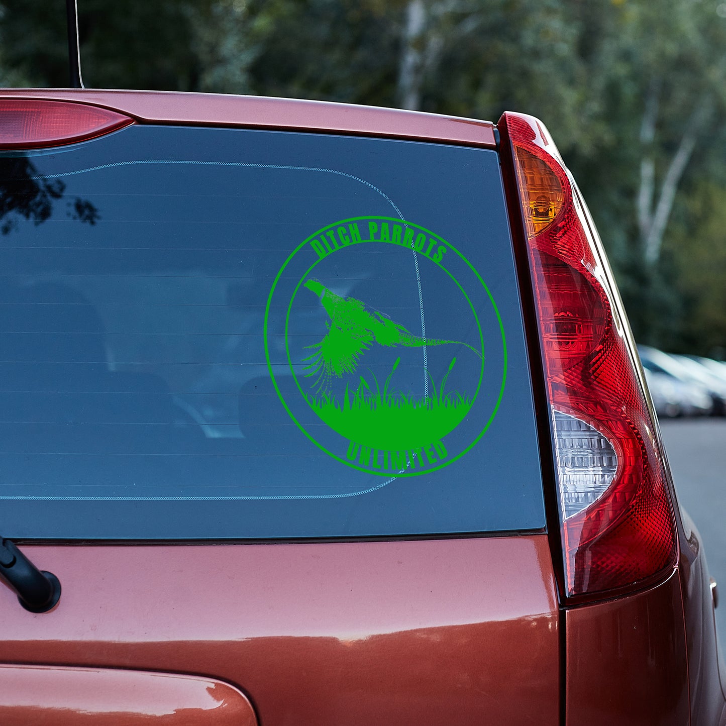 Ditch Parrots Unlimited Vinyl decal All decal stickers Decals for cars Decals for Trucks decals for tumblers deer decals for trucks deer hunter FB hunting hunting decal minivan sticker SUV decals truck decals window decal car Window decals window decor
