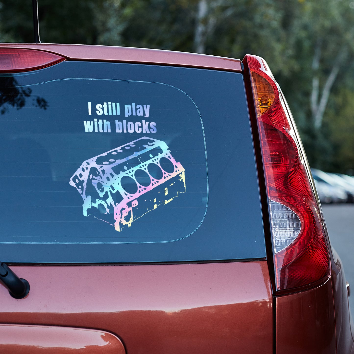 I still play with blocks Vinyl decal All car decal car guy gift car lovers engine block FB mechanic gift Muscle Car Truck decal van decal Vinyl decals vinyl sticker Vinyl stickers window decal window sticker
