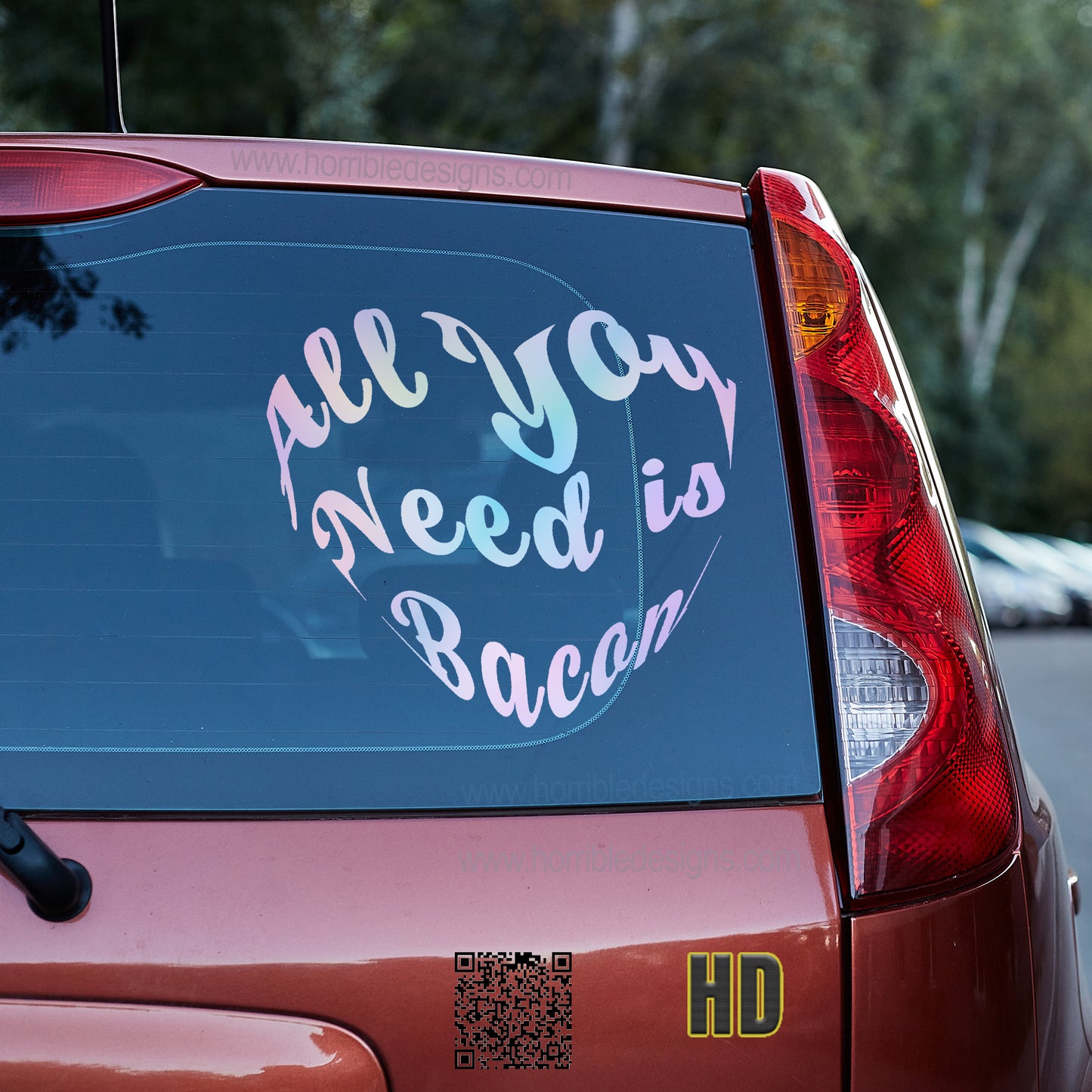 All you need is bacon (love) Vinyl decal All bacon bacon fried bacon grease bacon lover bacon nation bacon wrapped carnivore bacon decal stickers Decals for cars Decals for Trucks eat bacon FB I Love Bacon minivan sticker SUV decals truck decals wake and bacon window decal car Window decals window decor
