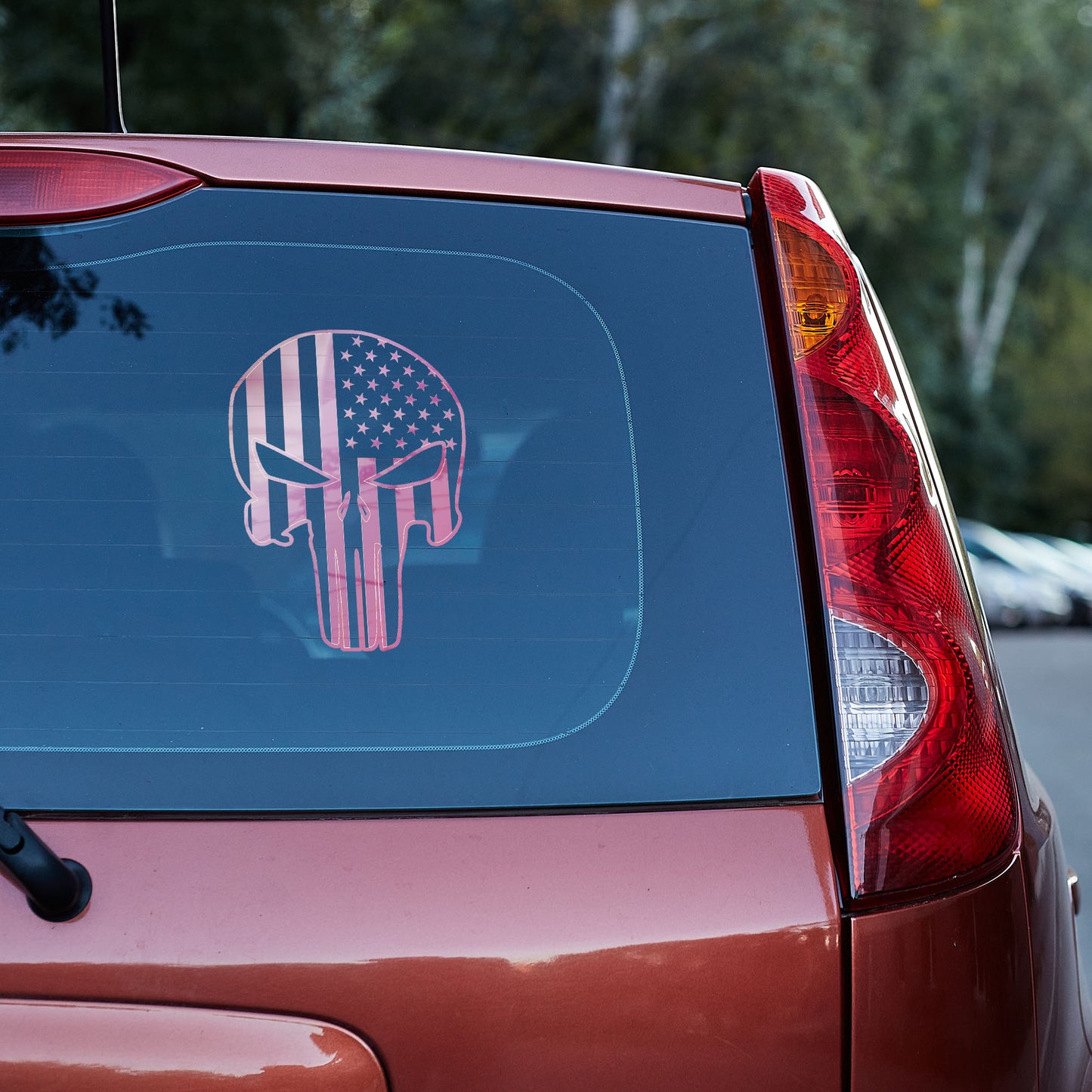 US Flag Skull - Vinyl decal