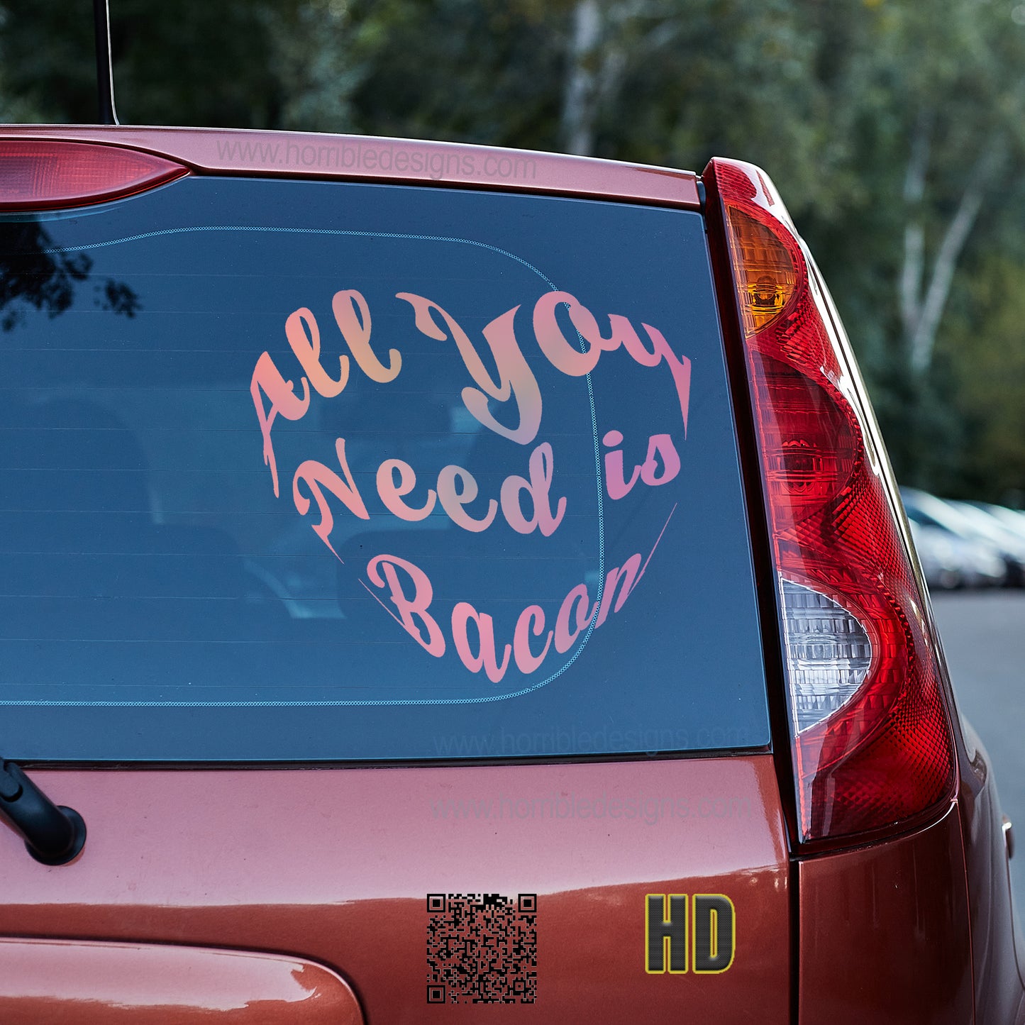 All you need is bacon (love) Vinyl decal All bacon bacon fried bacon grease bacon lover bacon nation bacon wrapped carnivore bacon decal stickers Decals for cars Decals for Trucks eat bacon FB I Love Bacon minivan sticker SUV decals truck decals wake and bacon window decal car Window decals window decor