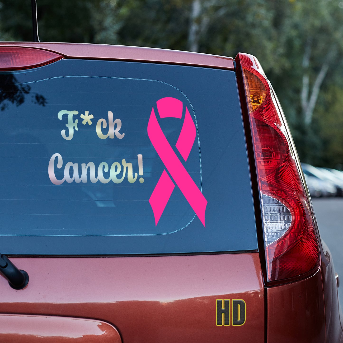 F*ck Cancer! Vinyl decal All Cancer decal stickers Decals for cars Decals for Trucks decals for tumblers disease FB minivan sticker SUV decals truck decals window decal car Window decals window decor