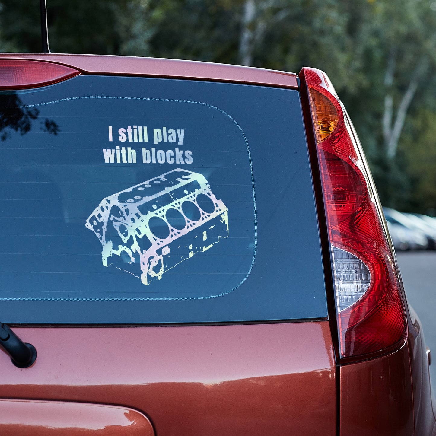 I still play with blocks Vinyl decal All car decal car guy gift car lovers engine block FB mechanic gift Muscle Car Truck decal van decal Vinyl decals vinyl sticker Vinyl stickers window decal window sticker