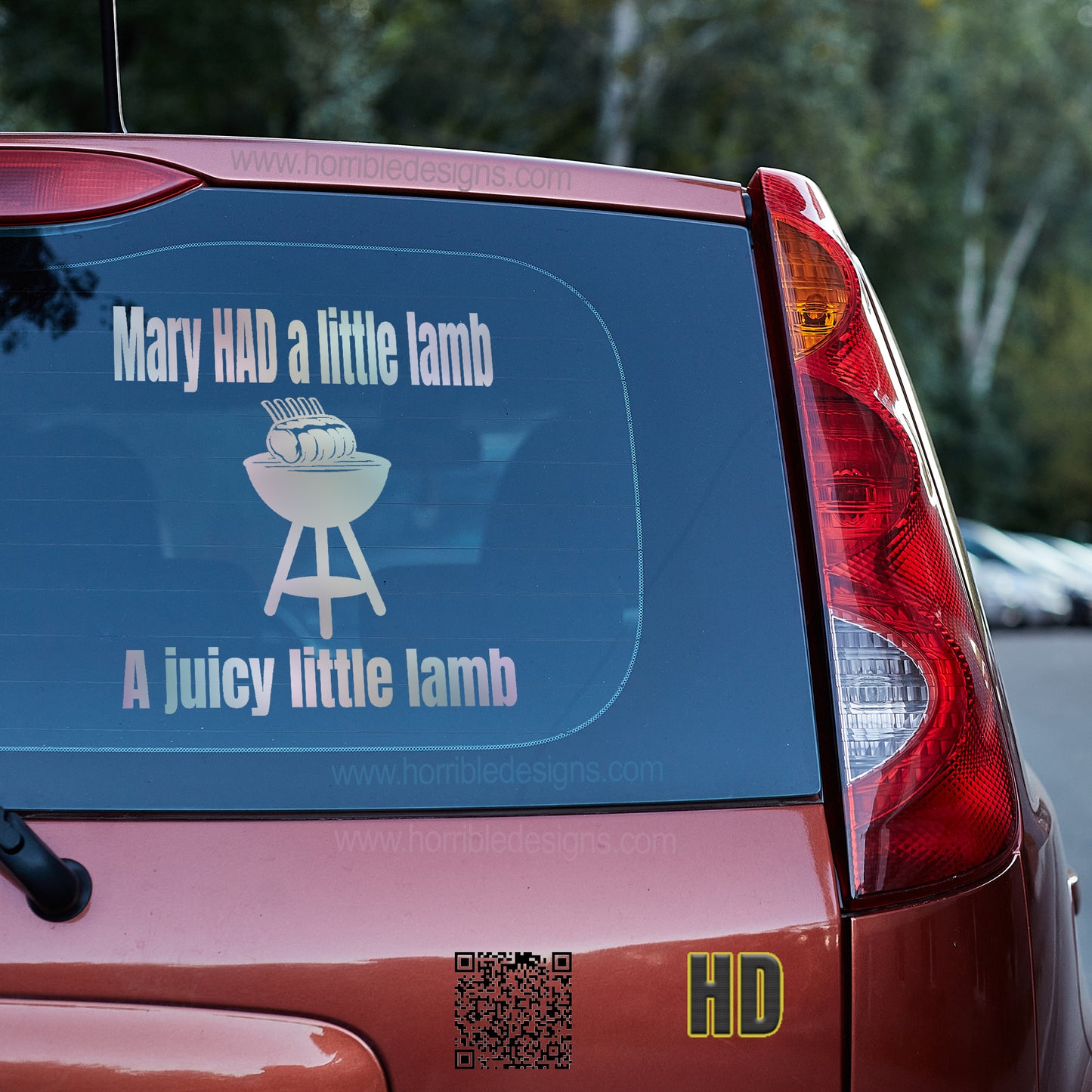 Mary HAD a little lamb, a juicy little lamb Vinyl decal carnivore decal stickers Decals for cars Decals for Trucks decals for tumblers keto meat meat diet minivan sticker SUV decals truck decals window decal car Window decals window decor