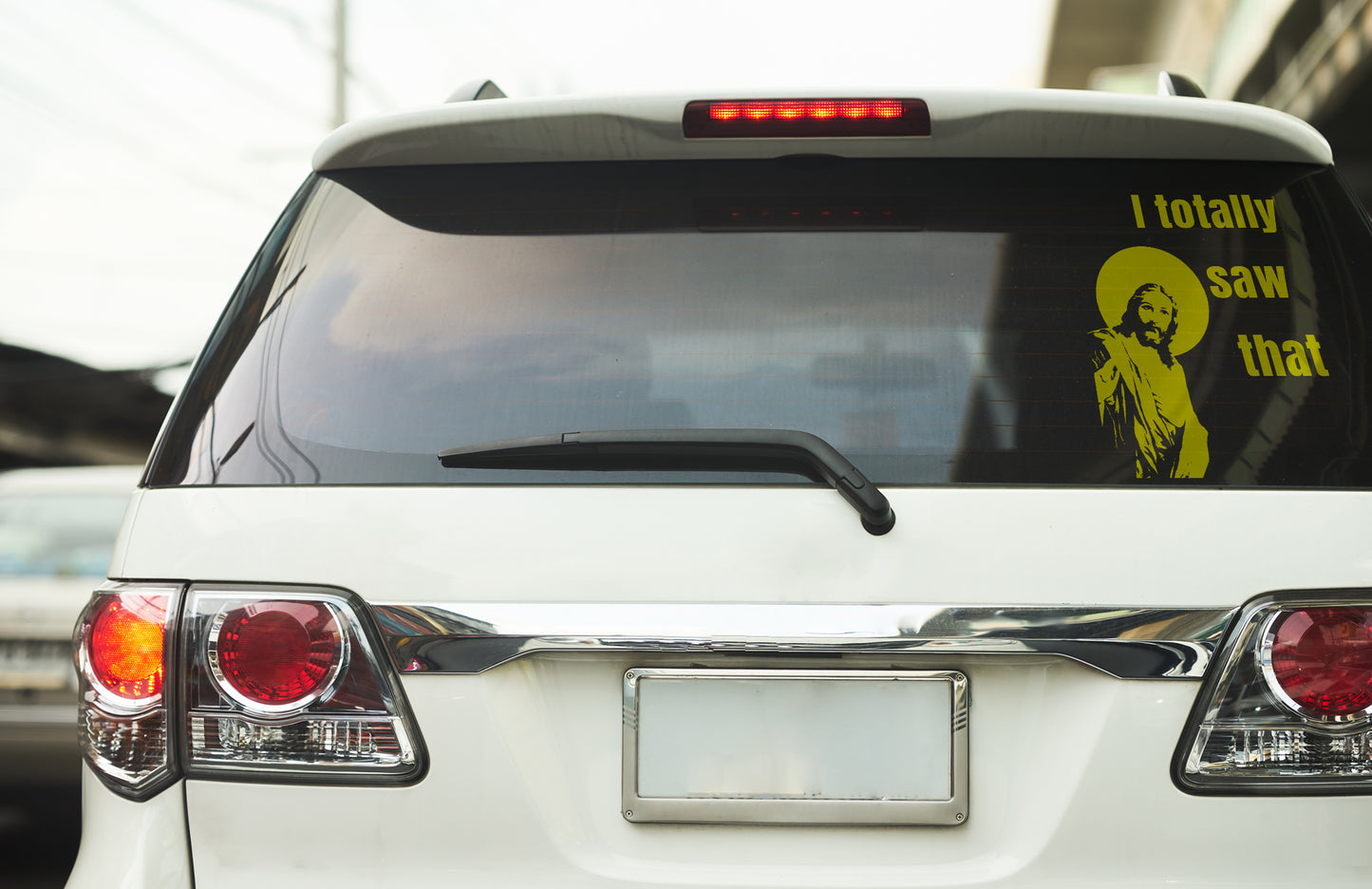 Jesus - I totally saw that - Vinyl sticker.