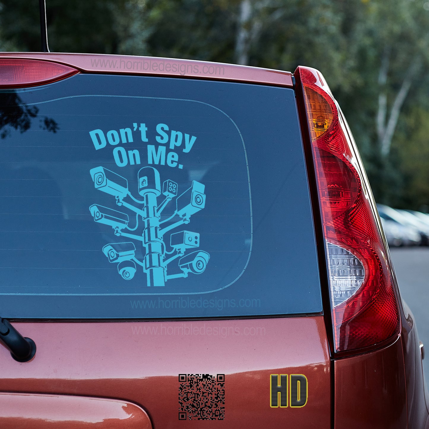 Don't Spy On Me Vinyl decal 4th amendment De Flock decal stickers Decals for cars Decals for Trucks DeFlock Flock GETTR minivan sticker SUV decals truck decals window decal car Window decals window decor