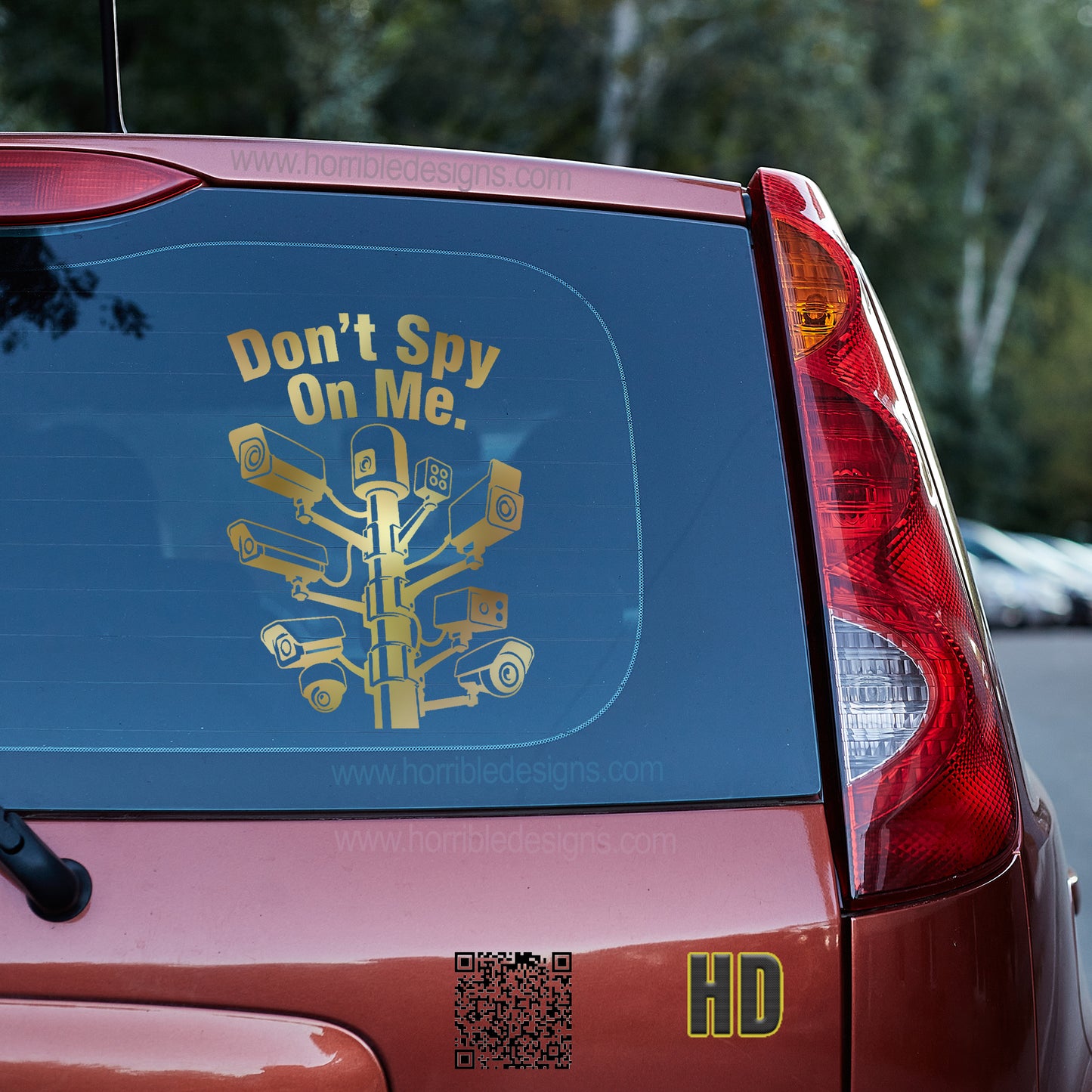 Don't Spy On Me Vinyl decal 4th amendment De Flock decal stickers Decals for cars Decals for Trucks DeFlock Flock GETTR minivan sticker SUV decals truck decals window decal car Window decals window decor