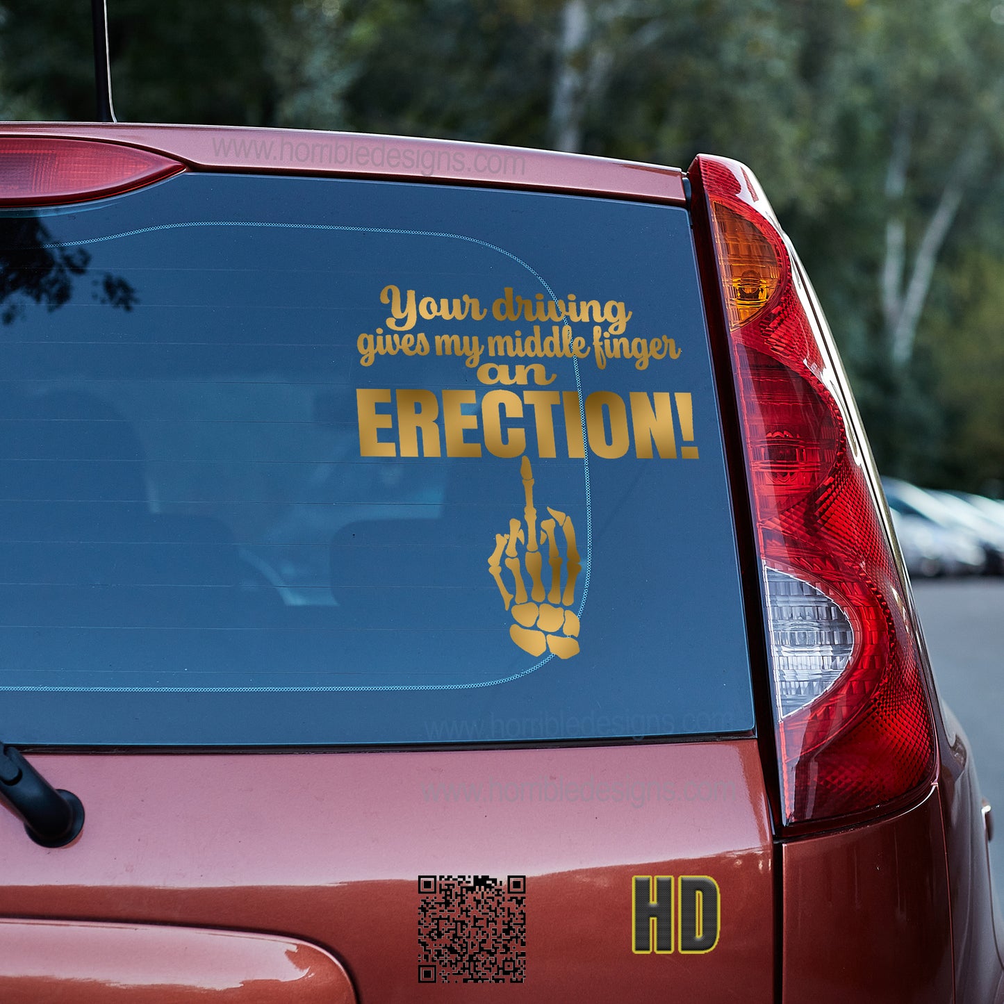 Your driving gives my middle finger an erection 3 Vinyl decal All boner decal stickers Decals for cars Decals for Trucks FB minivan sticker Skeleton skelleton SUV decals truck decals window decal car Window decals window decor